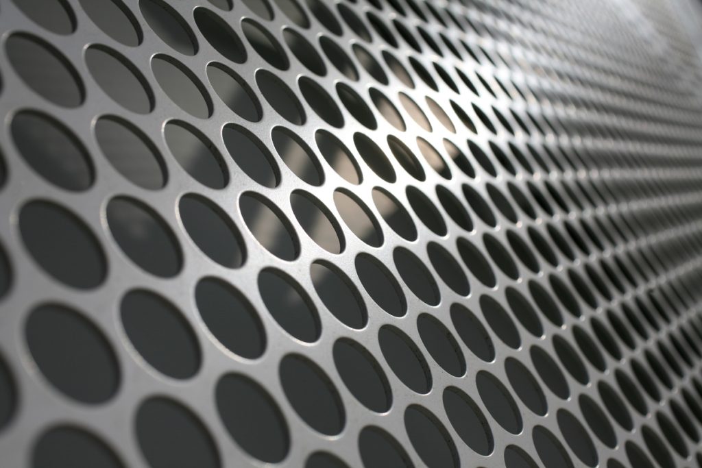 Perforated metal sheet