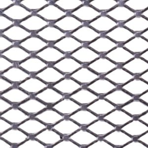 6.9 x 3.6mm Flattened Expanded Metal, Aluminium (1010AF)