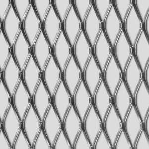 38.1 x 16.9mm Raised Expanded Metal, Aluminium (3812A)