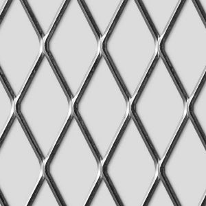76.2 x 33.9mm Raised Expanded Metal, Mild Steel (7630M)
