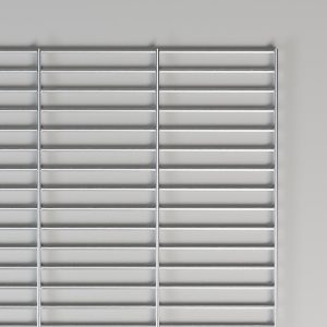 3" x ½" welded mesh, top view