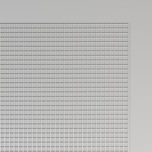 ¼" x ¼" welded mesh, top view