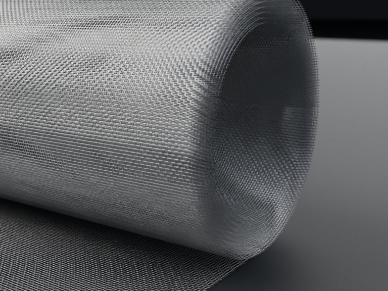 Roll of stainless steel woven wire mesh