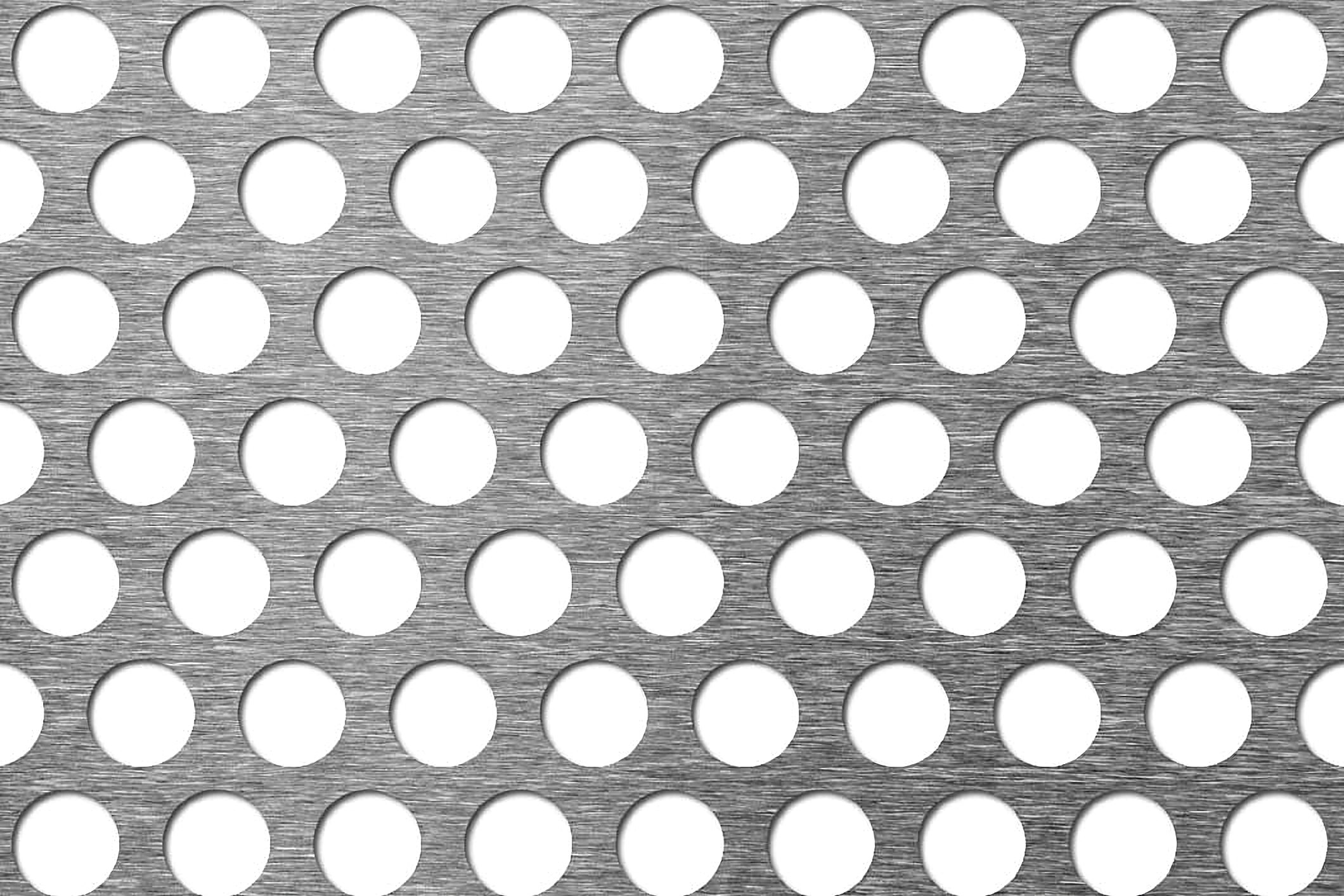 15mm hole aluminium perforated sheet