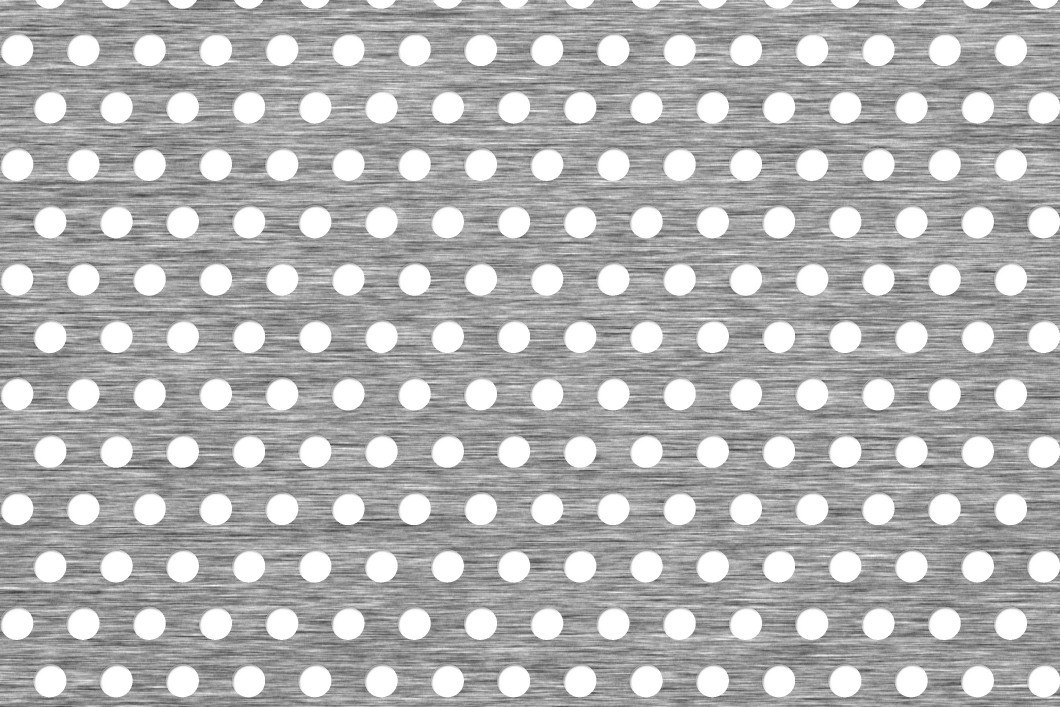 1.1mm Hole Mild Steel Perforated Sheet (R1.1 T2)