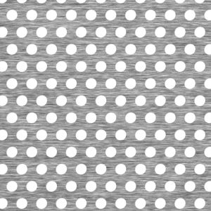2mm Hole 316 Stainless Steel Perforated Sheet (R2 T3.5)