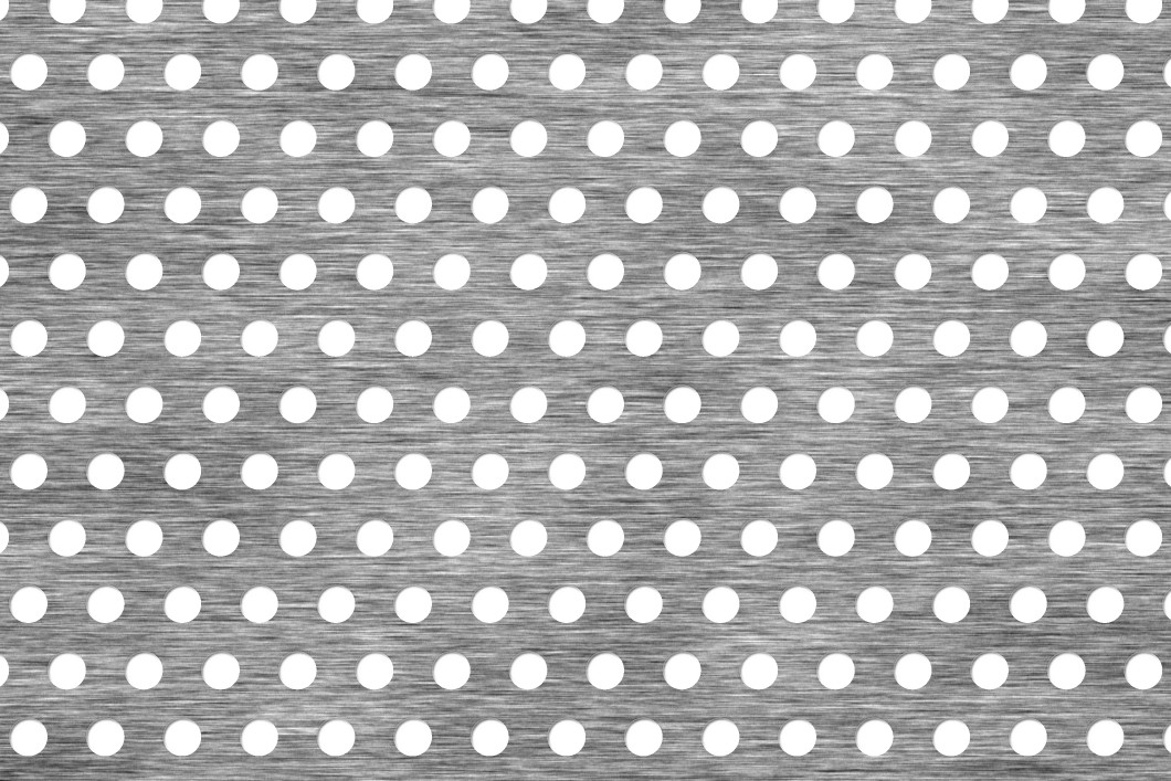 6mm Hole Mild Steel Perforated Sheet (R6 T12)