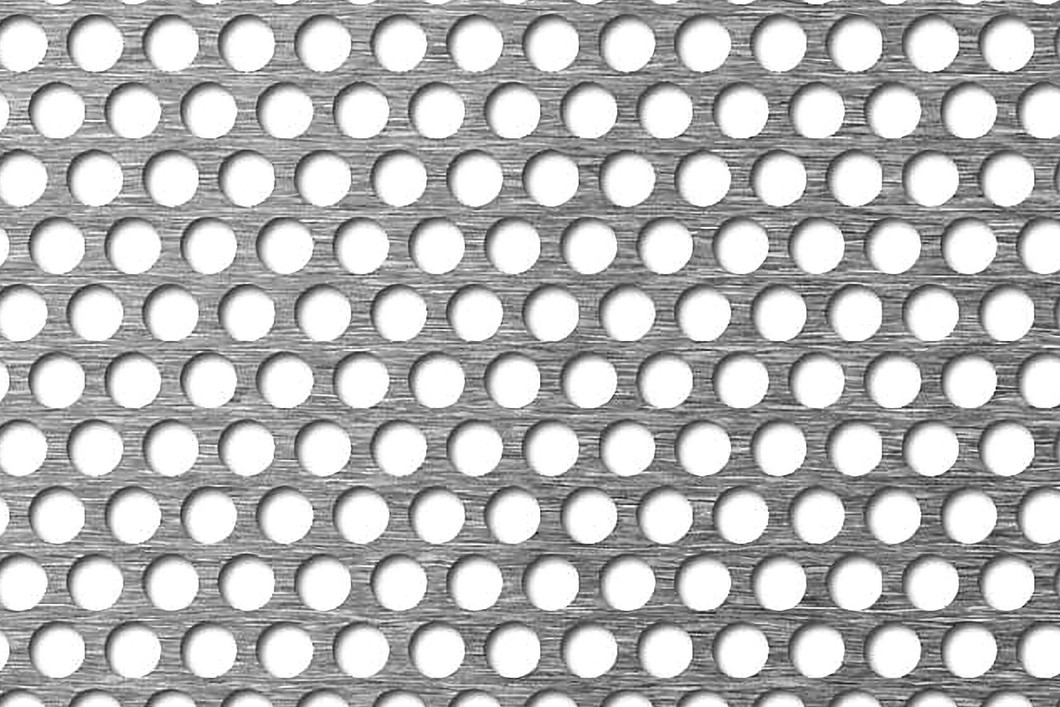 6mm hole pre-galvanised steel perforated sheet