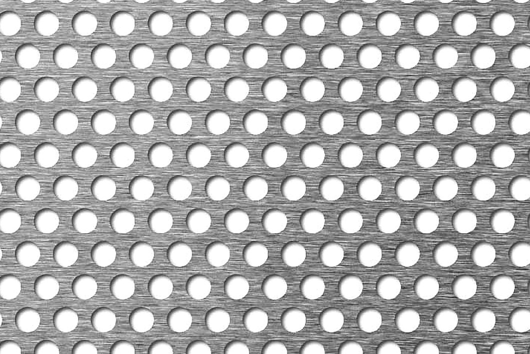 6mm hole aluminium perforated sheet